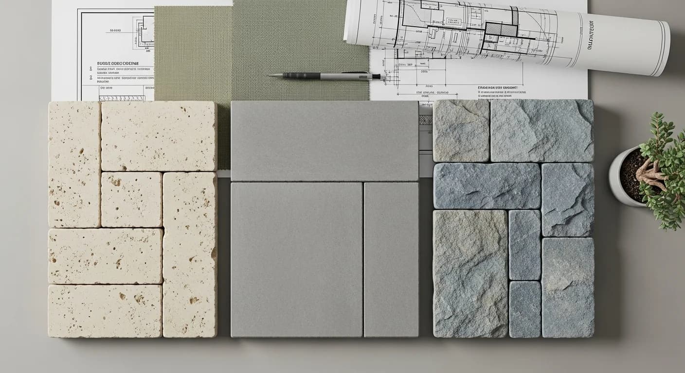 Choosing Pavers: Travertine, Concrete, Porcelain, and Natural Stone